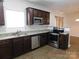 Granite countertop kitchen with stainless steel appliances at 274 Village Creek Way, Salisbury, NC 28147