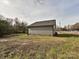 Side exterior view of a home with vinyl siding on a lot with exposed dirt at 409 Mint St, Rock Hill, SC 29730