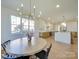 Open concept kitchen with breakfast nook and island at 8039 Mcconnell Rd, Denver, NC 28037