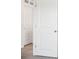 Hallway shows two white doors with neutral carpet at 108 Rustling Waters Dr, Mooresville, NC 28117