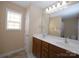 Bathroom with double vanity and tile flooring at 1274 Bicycle Ct, York, SC 29745