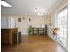 Bright dining room with hardwood floors and access to backyard at 1274 Bicycle Ct, York, SC 29745