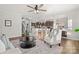 Bright living room with hardwood floors and an open concept kitchen at 188 Water Ski Dr, Statesville, NC 28677