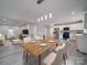 Modern kitchen with white cabinets and teal appliances at 221 Palmer St, Albemarle, NC 28001