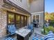 Outdoor patio with seating, fire pit, and grill at 3364 Northampton Dr, Charlotte, NC 28210