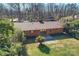 Aerial view showing house and backyard at 4017 Sulkirk Rd, Charlotte, NC 28210