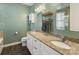 Bathroom with double vanity and granite countertop at 500 Planters Way, Mount Holly, NC 28120