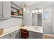 Bright bathroom with vanity and a large mirror at 129 Ann St, Salisbury, NC 28146