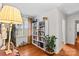 Bright office space with built-in bookshelves and hardwood floors at 129 Ann St, Salisbury, NC 28146