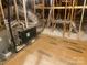View of attic components, insulation, and flooring at 4033 Stadler Ne Dr # 22, Conover, NC 28613