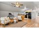 Open concept living area with kitchenette and sitting area at 116 Diamond Head Dr, Mooresville, NC 28117