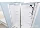 Large walk-in shower with glass enclosure at 19935 Wooden Tee Dr, Davidson, NC 28036