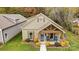 Aerial view of house showing landscaping and neighborhood at 226 Hickory St, Locust, NC 28097