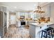 Modern kitchen with stainless steel appliances and island at 226 Hickory St, Locust, NC 28097