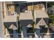 Aerial view of houses with various roof styles at 3960 Farmington Ridge Pkwy, Charlotte, NC 28213