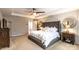 Large main bedroom with a cozy atmosphere and plenty of light at 3960 Farmington Ridge Pkwy, Charlotte, NC 28213