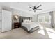 Spacious main bedroom with plush bed and ample natural light at 3960 Farmington Ridge Pkwy, Charlotte, NC 28213