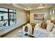 Bedroom with a wall of windows bringing natural light to the room at 409 Newstyle Way # 3, Cramerton, NC 28056