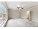 Bedroom with ceiling fan and access to backyard at 7708 Spanish Oaks Dr, Waxhaw, NC 28173