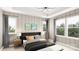 Spacious bedroom with large windows and modern decor at 8008 Cedarsmith Ct, Charlotte, NC 28217