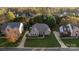 Bird's-eye view of a single-story house in a residential neighborhood at 1108 Butterburr Dr, Matthews, NC 28104