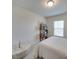 Bright bedroom with a queen-size bed and built-in shelving at 12024 John Newton Dr # 41, Davidson, NC 28036