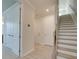 Modern staircase leading to upper levels at 12024 John Newton Dr # 41, Davidson, NC 28036