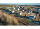 Aerial view of a new home community at 136 Jo Creek Ln, Harmony, NC 28634