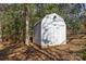 Large storage shed in backyard at 1737 Edgewater Dr, Charlotte, NC 28210