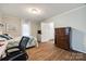 Cozy bedroom with wood floors and ample closet space at 2722 Hillmont Dr, Charlotte, NC 28226