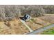 House with a large backyard and driveway, seen from above at 4006 Sincerity Rd, Monroe, NC 28110