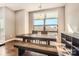 Modern dining area with large windows at 525 E 6Th St # 409, Charlotte, NC 28202