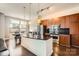 Modern kitchen with stainless steel appliances and granite countertops at 525 E 6Th St # 409, Charlotte, NC 28202