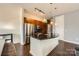 Modern kitchen with dark wood cabinets at 525 E 6Th St # 409, Charlotte, NC 28202