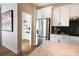 Modern kitchen with stainless steel appliances and pantry at 8026 Cedarsmith Ct, Charlotte, NC 28217