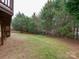 Wooded backyard behind house with privacy at 810 Carisbrooke Ln, Waxhaw, NC 28173