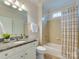 Bathroom with granite countertop, bathtub and shower at 810 Carisbrooke Ln, Waxhaw, NC 28173