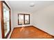 Bedroom with hardwood floors and a window at 1909 2Nd Sw Ave, Hickory, NC 28602