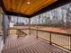 Spacious deck with wooded views and metal railings at 2005 Plain Field Dr, Bessemer City, NC 28016