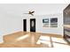 Living room with hardwood floors and fireplace at 2108 Sherwood Forest Ln, Monroe, NC 28110