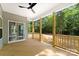 Spacious deck with access to wooded backyard at 2754 Crowders Creek Rd, Gastonia, NC 28052