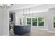 View of kitchen island from dining area at 2754 Crowders Creek Rd, Gastonia, NC 28052