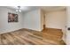 Dining area with hardwood floors and adjacent living space at 37 Hamiltons Harbor Dr # 601, Clover, SC 29710