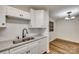 Kitchen with white shaker cabinets and granite countertops at 37 Hamiltons Harbor Dr # 601, Lake Wylie, SC 29710