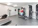 Fitness center with various exercise machines and free weights at 509 N Graham St # 1G, Charlotte, NC 28202