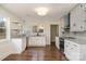 Bright kitchen featuring stainless steel appliances, granite countertops, and ample cabinet space at 5204 Dellinger Cir, Cherryville, NC 28021