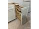 White shaker kitchen cabinets with pull-out drawers and organizers at 7287 Gabriel St, Sherrills Ford, NC 28673