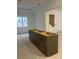 Dark brown kitchen island with drawers and cabinets at 7287 Gabriel St, Sherrills Ford, NC 28673