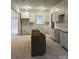 New construction kitchen with white and dark brown cabinets at 7287 Gabriel St, Sherrills Ford, NC 28673