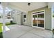 Back patio featuring a roof and columns at 8230 Verona Rd # 80, Charlotte, NC 28213